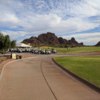 A view of the driving range at Papago Golf Course.