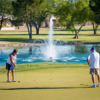 A view of a hole at Riverview Golf Course.