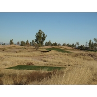 The par-3 11th hole at Ak-Chin Southern Dunes Golf Club can be a tricky play from 189 yards.