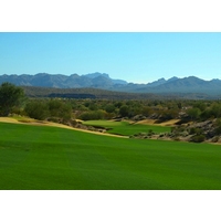 The par-5 eighth hole on the Cholla Course at We-Ko-Pa Golf Club plays more than 600 yards from the back tees.