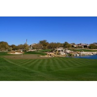 The South Course at Boulders Resort closes with a long par 5. 