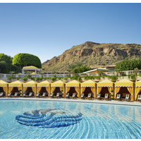 The Phoenician pool is a great place to relax after golf. 