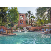 These water slides keep kids happy at the Fairmont Scottsdale Princess.