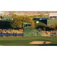 The drivable 17th at the Waste Management Phoenix Open often plays a role in who wins the tournament. 