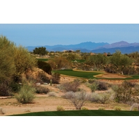 The third hole is the first of many strong par-3s on the Cholla Course at We-Ko-Pa Golf Club.