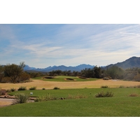 The 220-yard 11th hole is the longest par 3 on the Cholla Course at We-Ko-Pa Golf Club. 