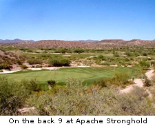 On the back 9 at Apache Stronghold