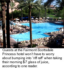 Pool at Fairmont Scottsdale Princess Hotel