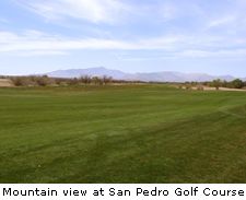 Mountain view at San Pedro Golf Course