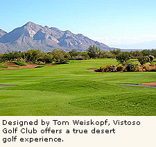 Designed by Tom Weiskopf, vistoso Golf club offers a true desert golf experience.