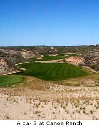 A par 3 at Canoa Ranch