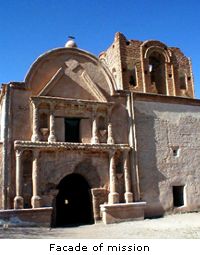 Facade of mission