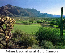 Prime back nine at Gold Canyon