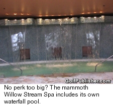 Fairmont Scottsdale Princess Willow Stream Spa waterfall