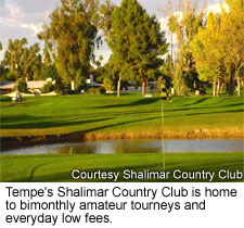 Want a hidden golf gem in central Tempe? Check out Shalimar Country Want a hidden golf gem in central Tempe? Check out Shalimar Country