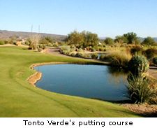 Tonto Verde's putting course
