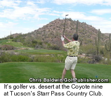 Starr Pass Coyote - Golfer