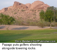 Papago Golf Course in Phoenix - Rock